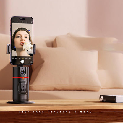 SmartTrack360™ - Trépied AI Suivi Visage | Créateurs & Appels Vidéo